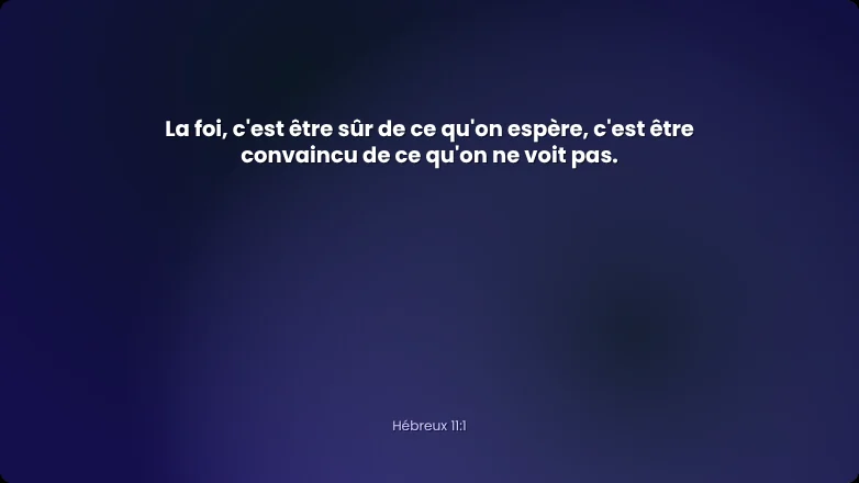 Citation — Fond animé